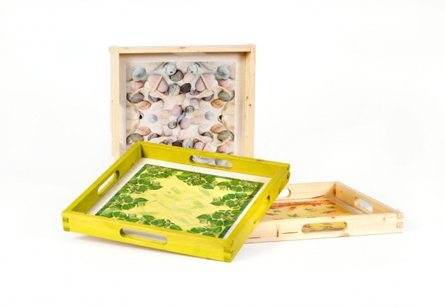 Holz-Tabletts