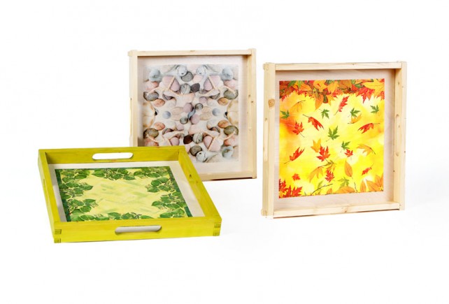 Holz-Tabletts